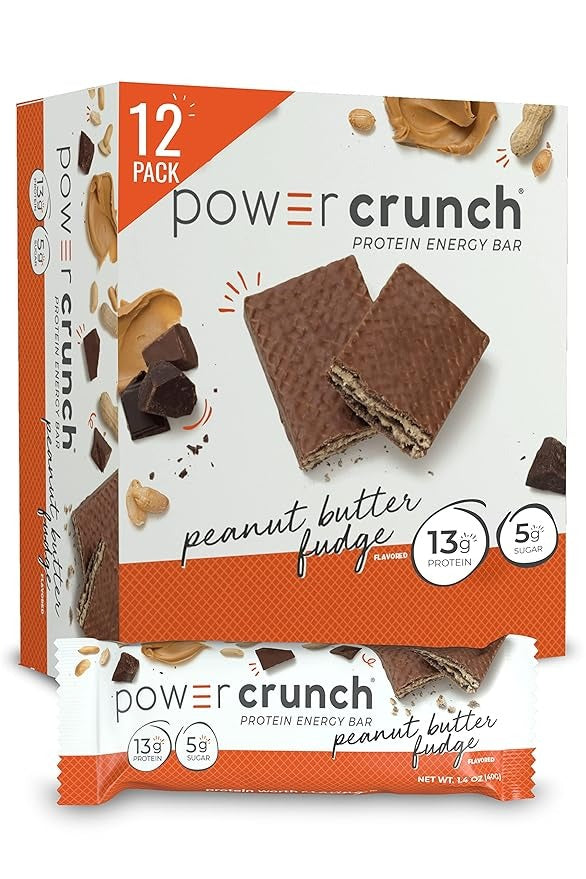 Power Crunch 高蛋白酥脆威化餅 花生醬軟糖味 Peanut Butter Fudge