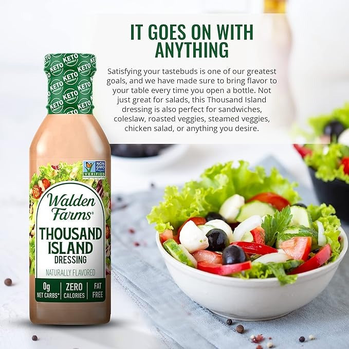 Walden Farms, THOUSAND ISLAND ZERO CALORIE DRESSING 千島醬 355ml