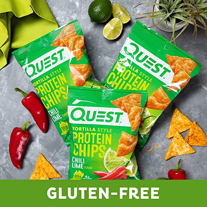Quest Nutrition Protein Chip高蛋白薯片-蛋白質脆片-辣椒青檸味