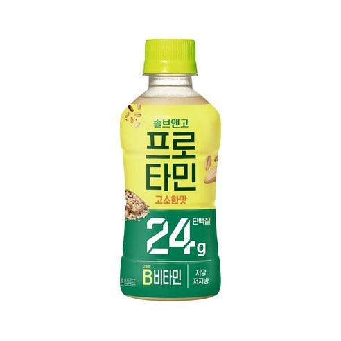 woongjin -Solve & Go Protamine Savory Flavor 250ml X6 韓國 原味蛋白奶昔250mL