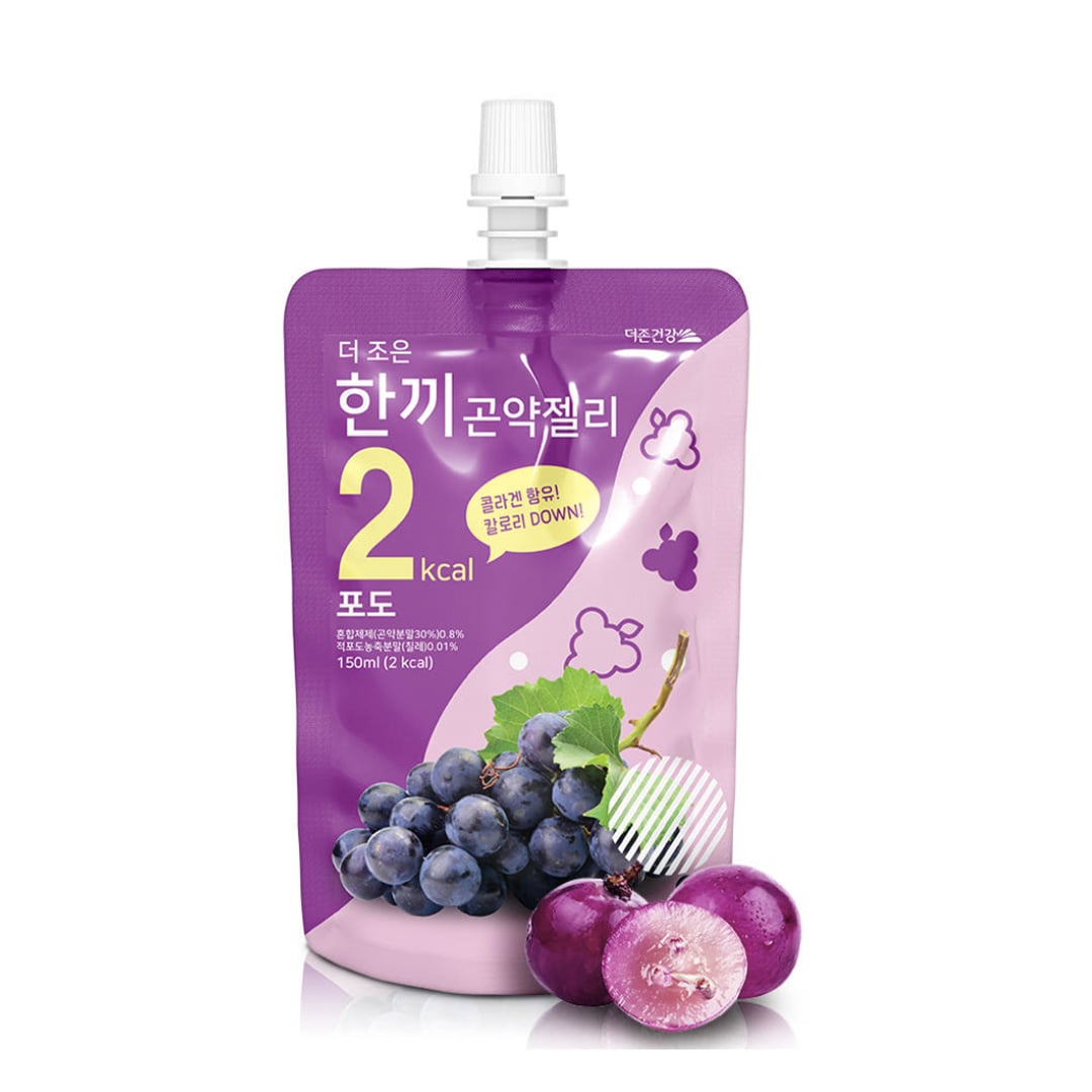 The Zoen - Diet Konjac Jelly - 韓國飽腹蒟蒻啫喱 巨峰提子味|低卡蒟蒻果凍代餐