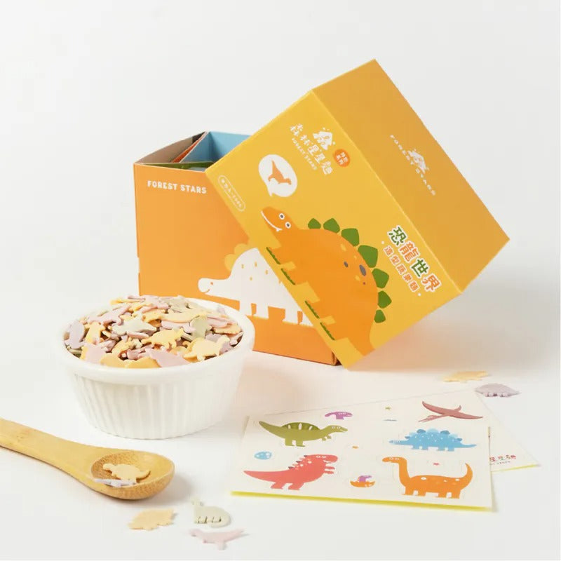 森林麵食｜恐龍世界四色蔬果造型麵 250g｜1.5Y+ | Forest Noodles Dinosaur World 4-Colour Vegetable Pasta 250g