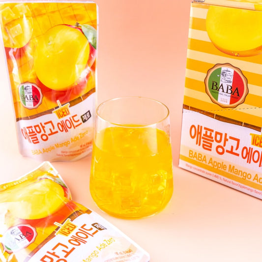 Baba蘋果芒果 Zero 特飲 2 包BABA Apple Mango Ade Juice,2 packs【Low Calories 0 Fat】