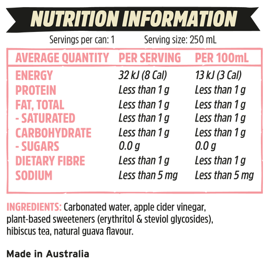澳洲 REMEDY SODALY 100%全天然無糖 番石榴梳打 250mlX12