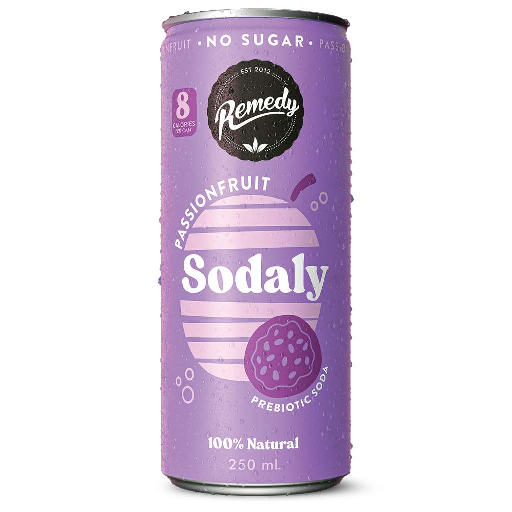 澳洲 REMEDY SODALY 100%全天然無糖 熱情果梳打 250ml
