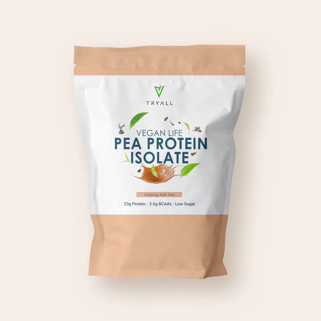Tryall | 分離豌豆蛋白烏龍奶茶風味 1kg   Pea Protein Isolate Oolong Milk Tea Flavor (1kg)