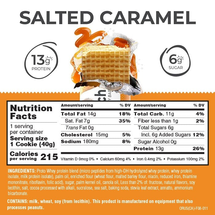 Power Crunch 高蛋白威化 海鹽焦糖味 salted caramel