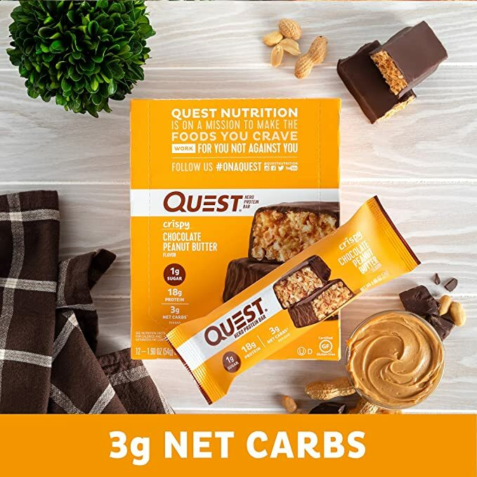 Quest Nutrition Hero bar 朱古力花生醬蛋白棒 54g