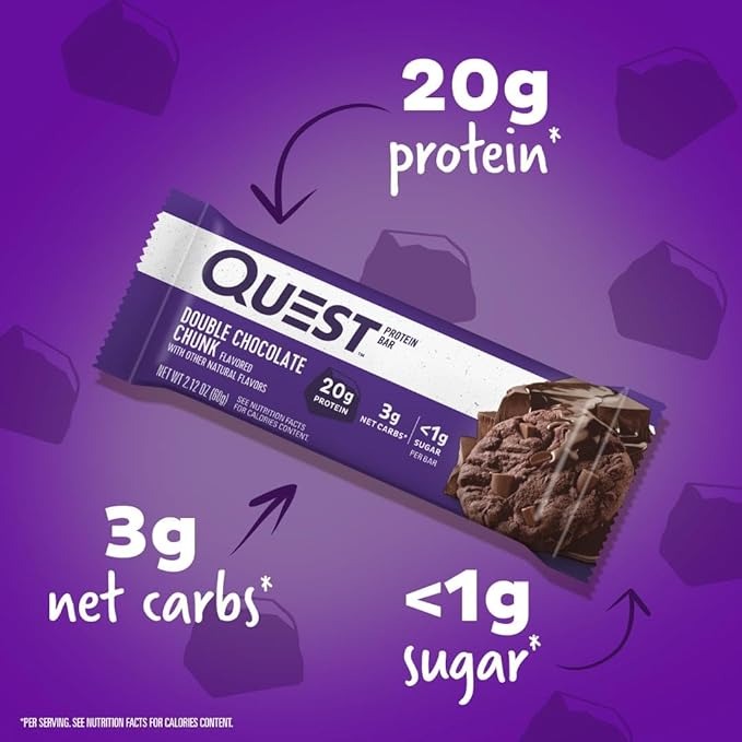 Quest Nutrition Bar Double Chocolate chunk 蛋白棒 雙重朱古力味