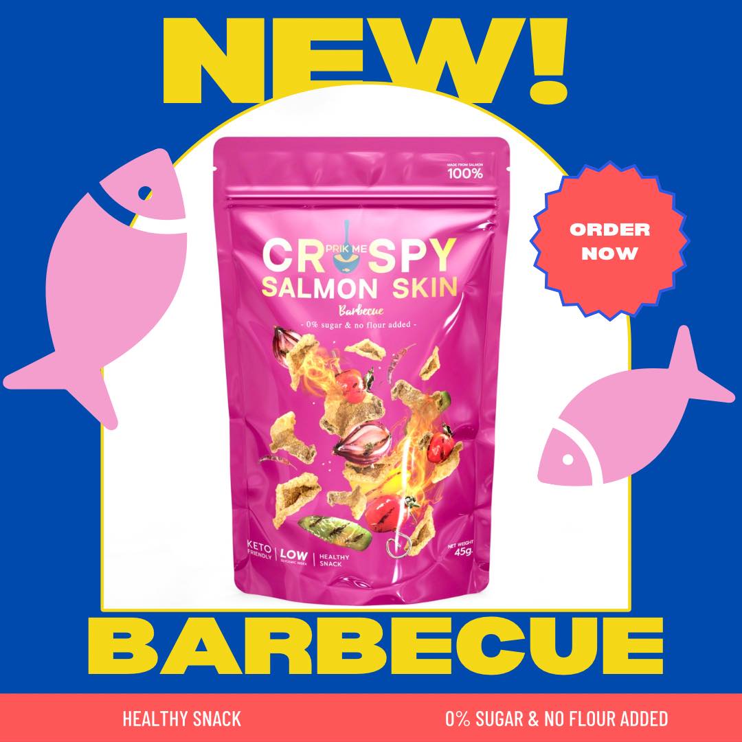 非油炸無糖三文魚皮