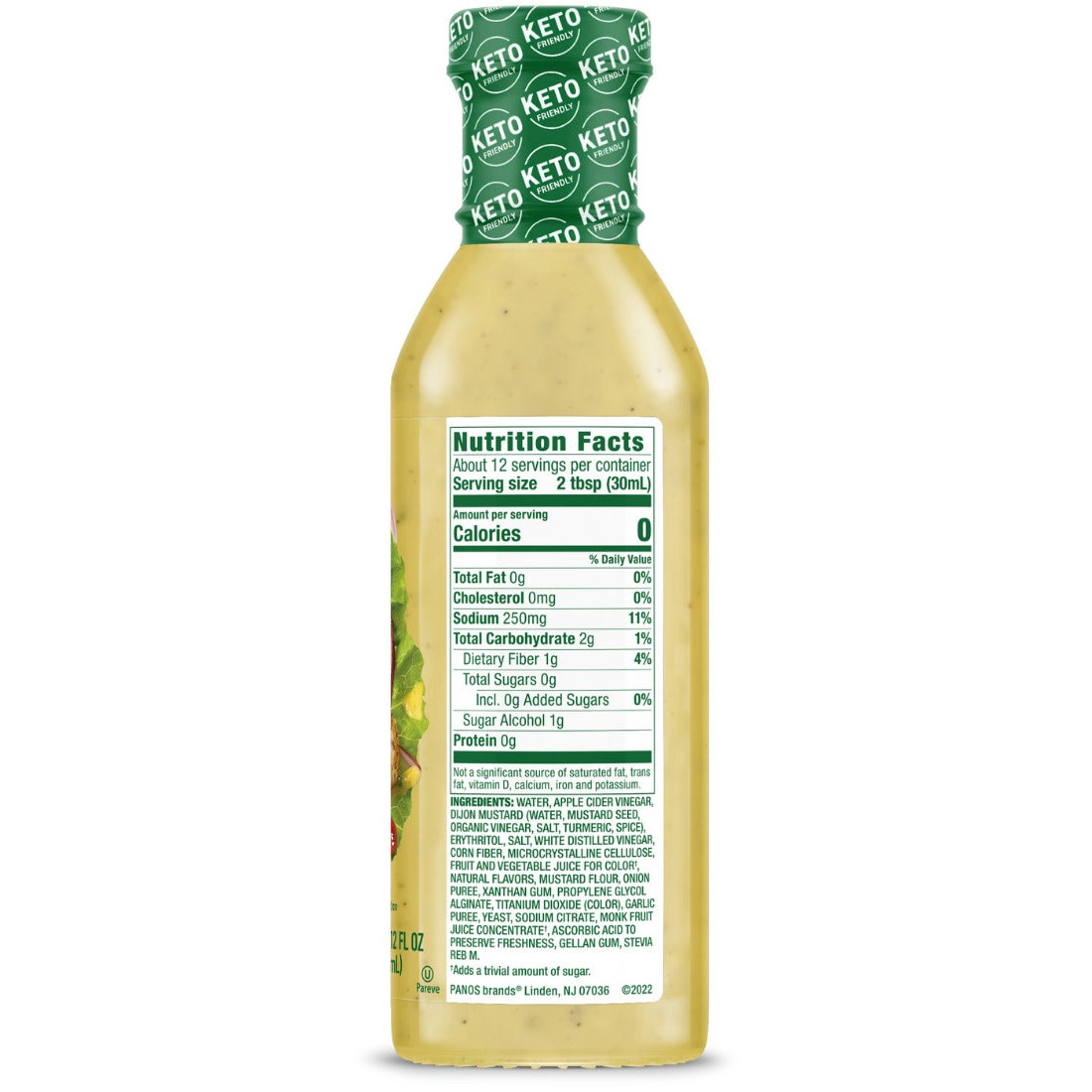 Walden Farms Honey Dijon ZERO CALORIE DRESSING 蜂蜜第戎芥末醬料355ml