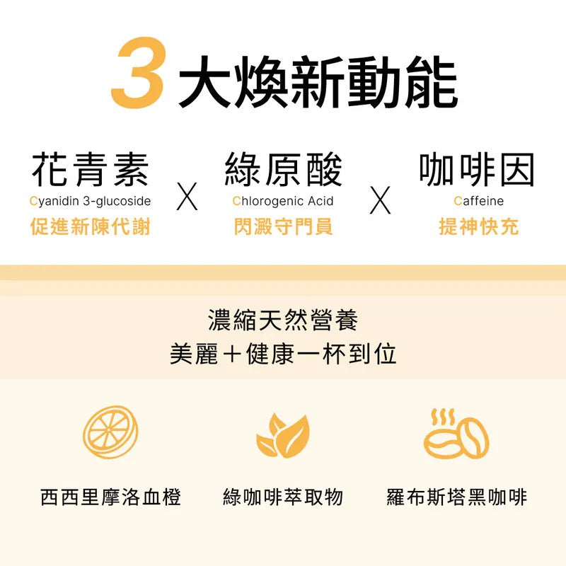 原味時代-C3倍動黑咖啡10入 Yuan flavor C3 Speed Coffee