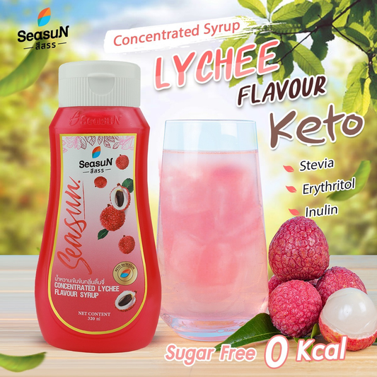 Seasun無糖零卡路里 --荔枝口味 Seasun Lychee Flavour Syrup 320 ml