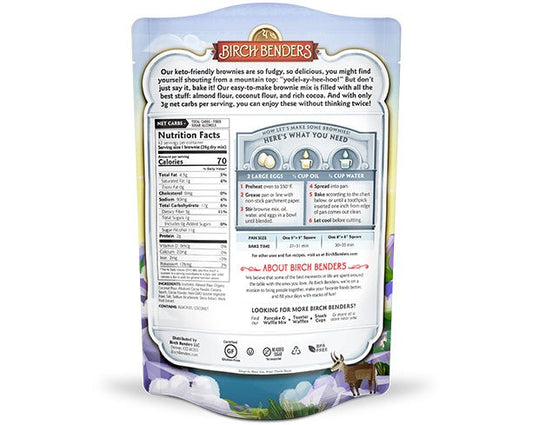 Birch Benders Keto Brownie Mix   低碳生酮布朗尼預拌粉 306g