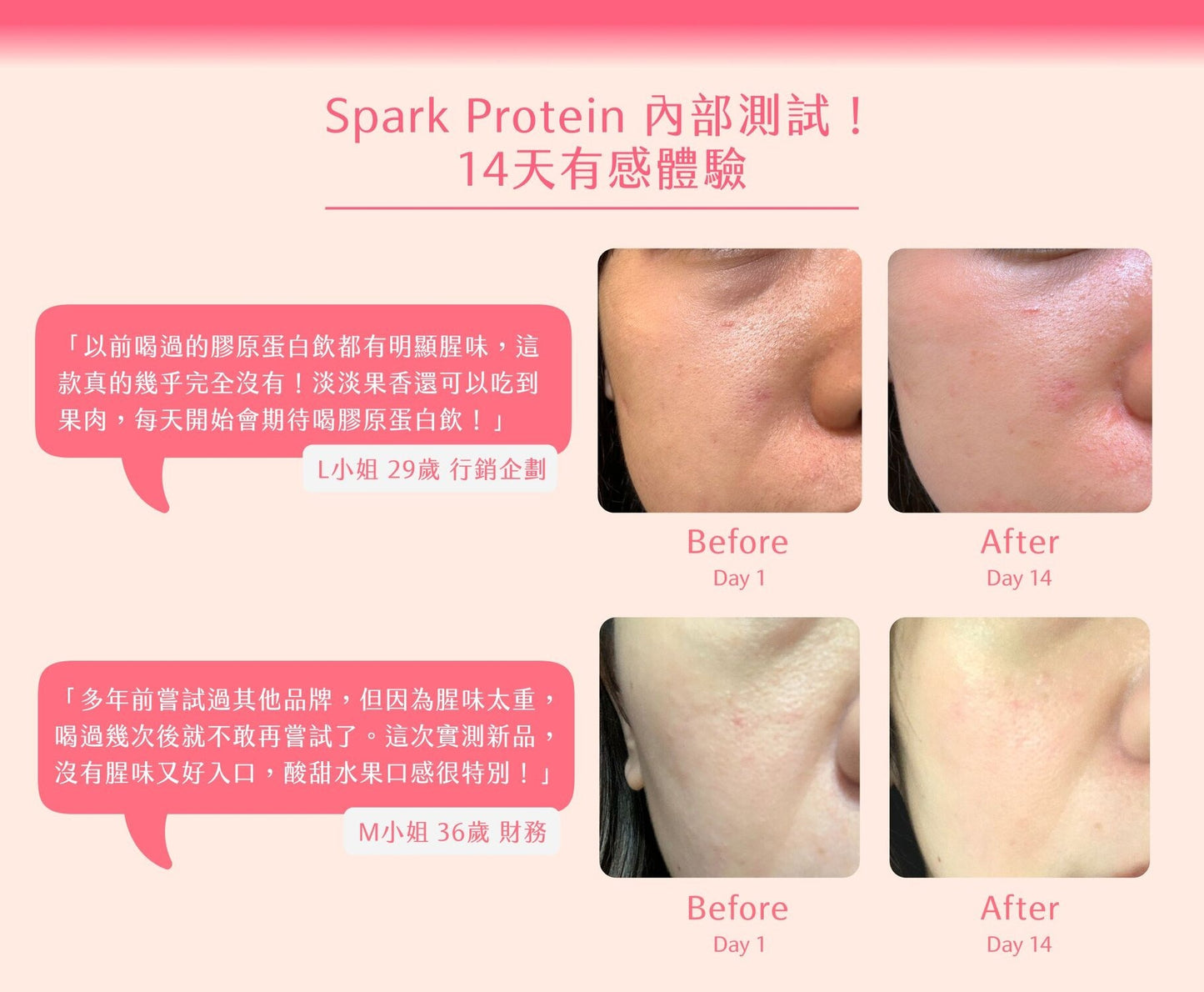 Spark 晨光水嫩膠原蛋白 - 水潤蜜桃（14入盒裝）