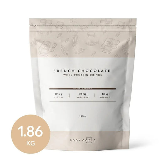 BODY GOALS - 多效乳清蛋白飲 - 1.86 KG大包裝 | 木瓜牛奶