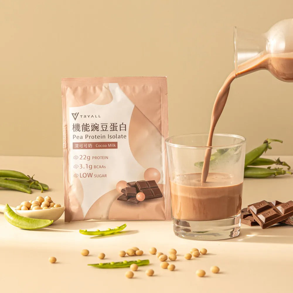 Tryall | 機能植物蛋白飲｜深可可奶   Pea Protein Isolate-Cocoa