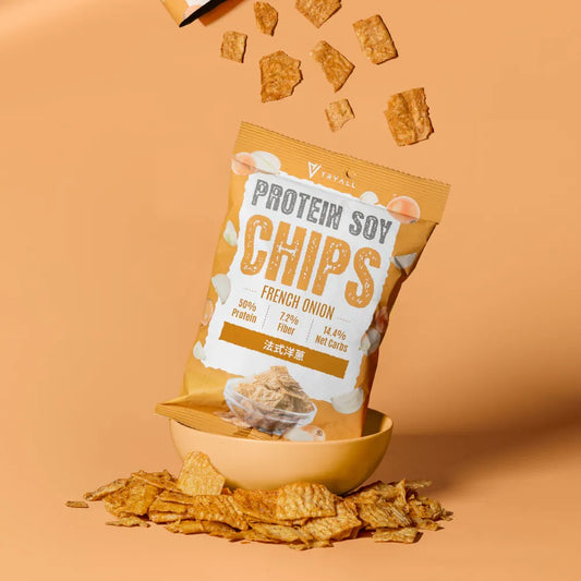 Tryall | Protein Soy Chips-Crispy French onion  大豆蛋白酥脆脆-法式洋蔥 30g