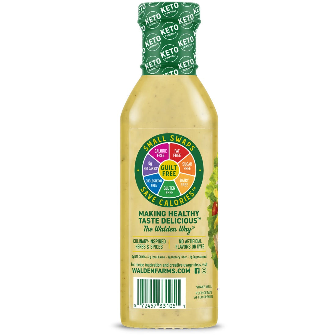 Walden Farms Honey Dijon ZERO CALORIE DRESSING 蜂蜜第戎芥末醬料355ml
