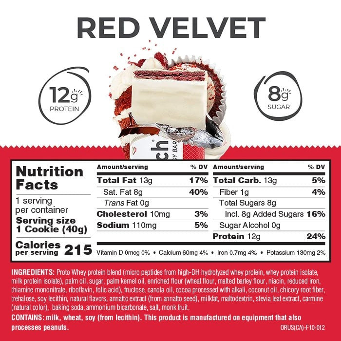 Power Crunch高蛋白酥脆威化餅   紅絲絨蛋糕味 Red Velvet 40g