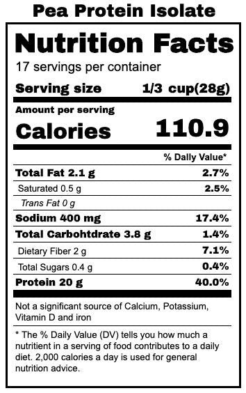 [Spark]  Plantiigood 全植豌豆蛋白飲500g袋 - 原萃豆乳（無甜味）