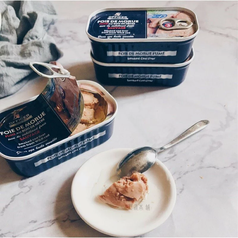 OFFICER 冰島頂級煙鱈魚肝120G