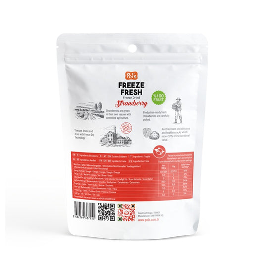 Pol’s Freeze Fresh Freeze Dried Strawberry 無添加糖 凍乾脆脆 士多啤梨 果乾 15g