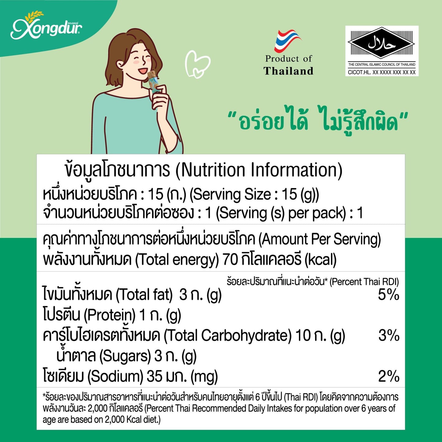 即期--食用期 2 月4日--Xongdur FoodFitt Granola Bar Coconut Caramel 格蘭諾拉燕麥棒 椰子焦糖口味