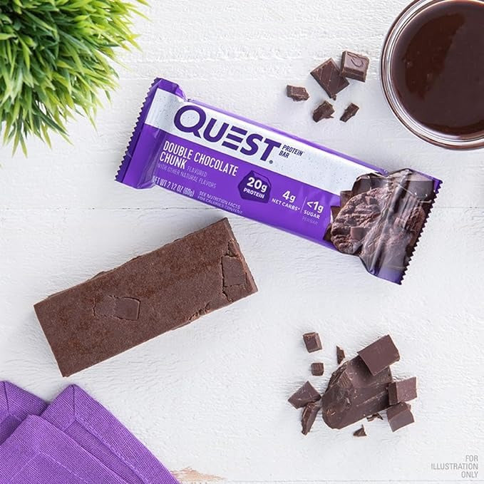 Quest Nutrition Bar Double Chocolate chunk 蛋白棒 雙重朱古力味