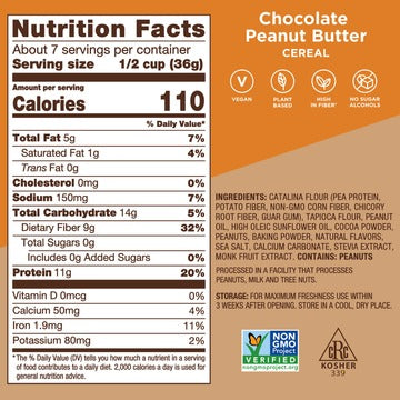 Catalina Crunch 低碳花生朱古力朱古力穀物