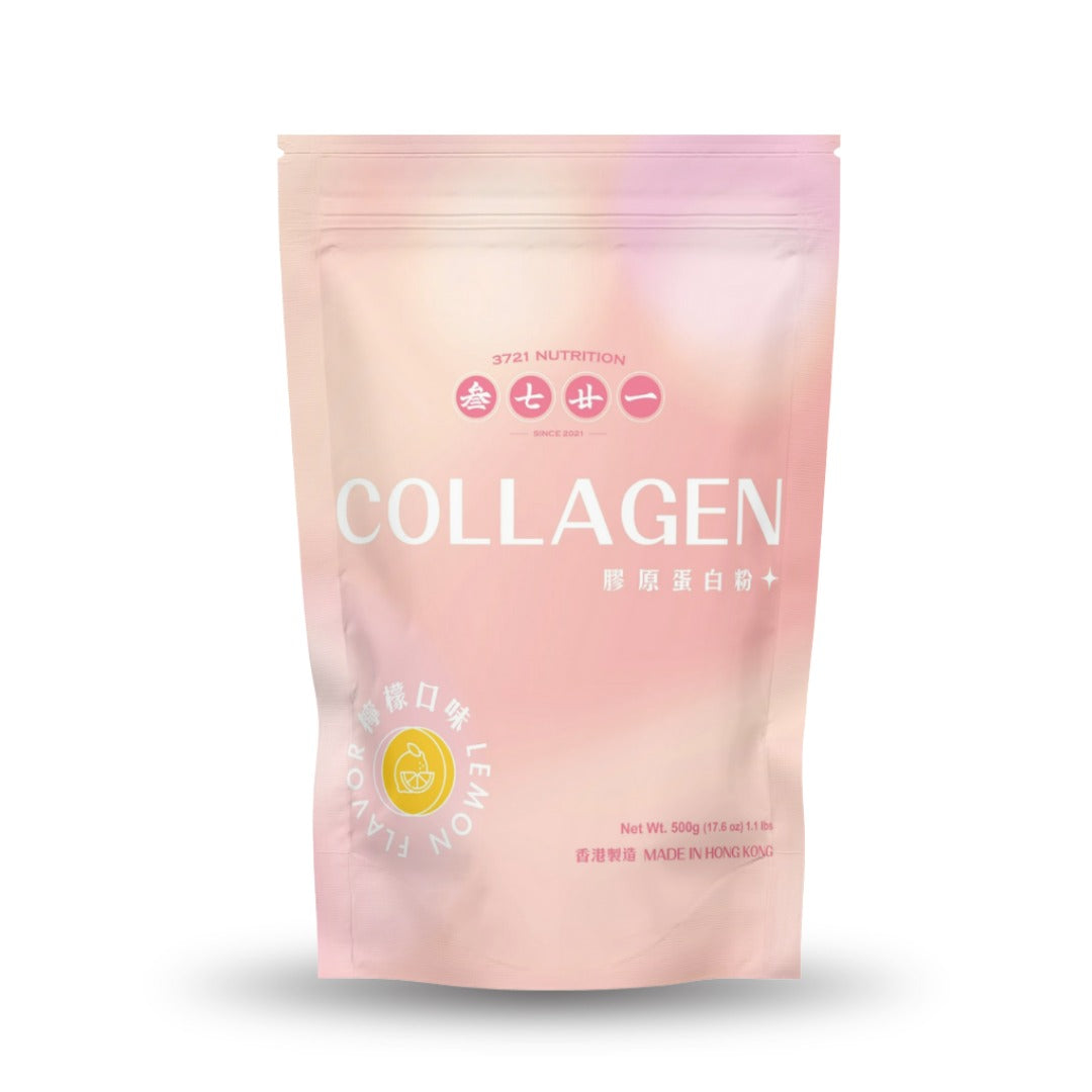 3721 水解膠原蛋白肽 -檸檬味500g Hydrolyzed Collagen Lemon  Flavor