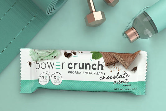 Power Crunch  高蛋白酥脆威化餅 能量棒-薄荷朱古力味
