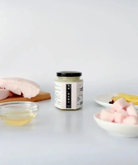 加餸- 有機。黑毛豬油180ml l『香港製造』