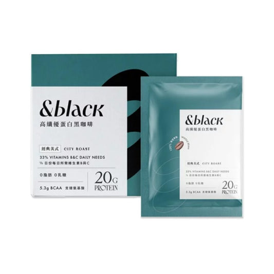 [Spark] & black Blend 優質蛋白咖啡 經典美式（1包）-無甜味