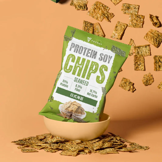 Tryall | Protein Soy Chips-Crispy Seaweed  大豆蛋白酥脆脆-日式海苔 30g