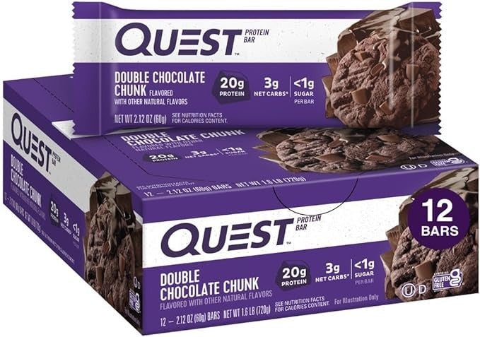 Quest Nutrition Bar Double Chocolate chunk 蛋白棒 雙重朱古力味