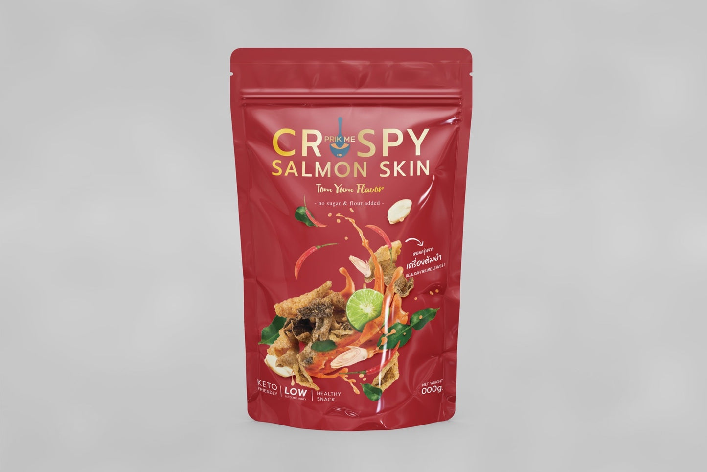 非油炸無糖三文魚皮