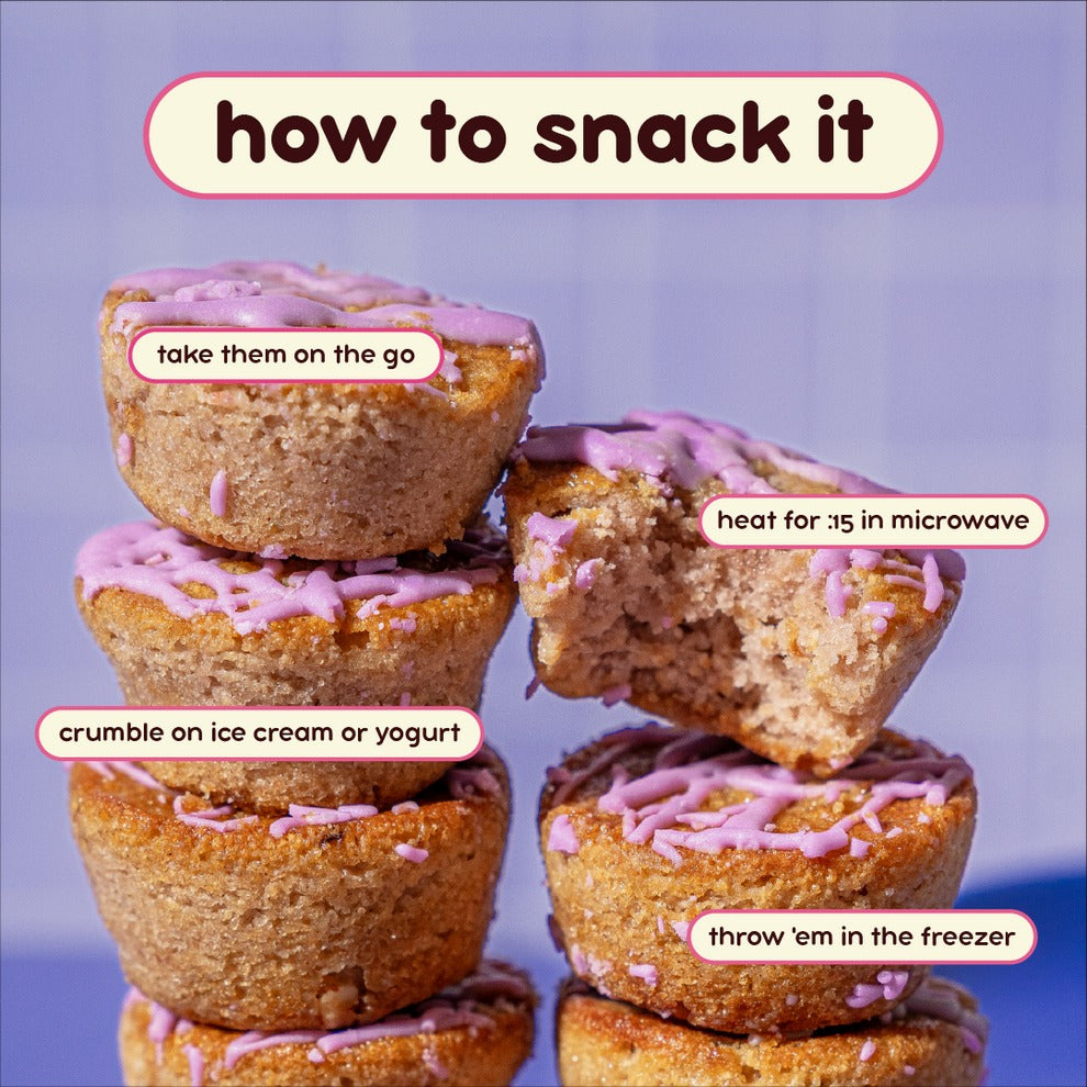 Prime Bites 高蛋白迷你瑪芬布朗尼- 藍莓味/Protein Mini Muffins Blueberry 60g