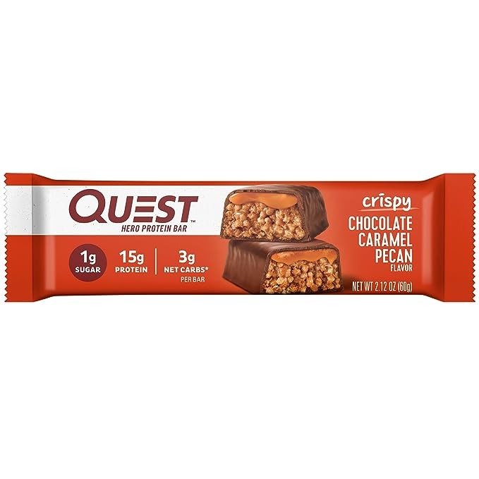 Quest Hero Bars 蛋白棒 朱古力焦糖碧根果