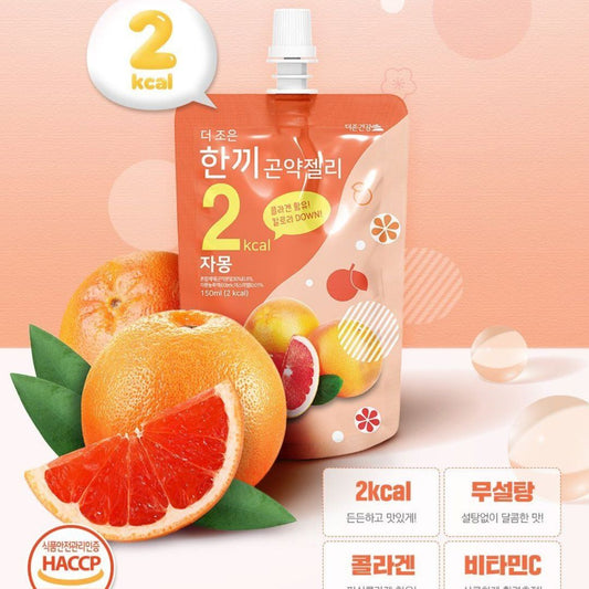 The Zoen - Diet Konjac Jelly - Grapefruit Flavor 飽腹蒟蒻啫喱西柚味· 食用期 5月22 日26年
