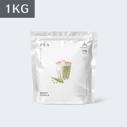 Body Goals 全素多效豌豆蛋白飲 PRO 1KG 大包裝| 無糖原味 Multi effect Pea Protein Drinks Pro Original 1kg