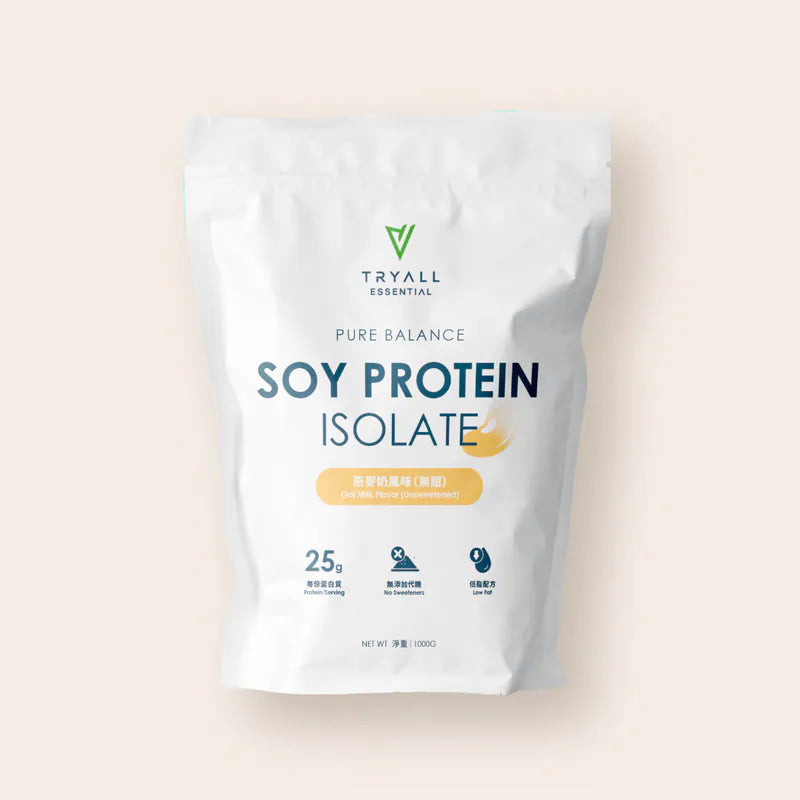 Tryall | Pure Balance 極粹大豆植物蛋白-燕麥奶 1公斤  Pure Balance Soy Protein Isolate - Oat Milk Flavor