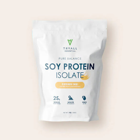 Tryall | Pure Balance 極粹大豆植物蛋白-燕麥奶 1公斤  Pure Balance Soy Protein Isolate - Oat Milk Flavor