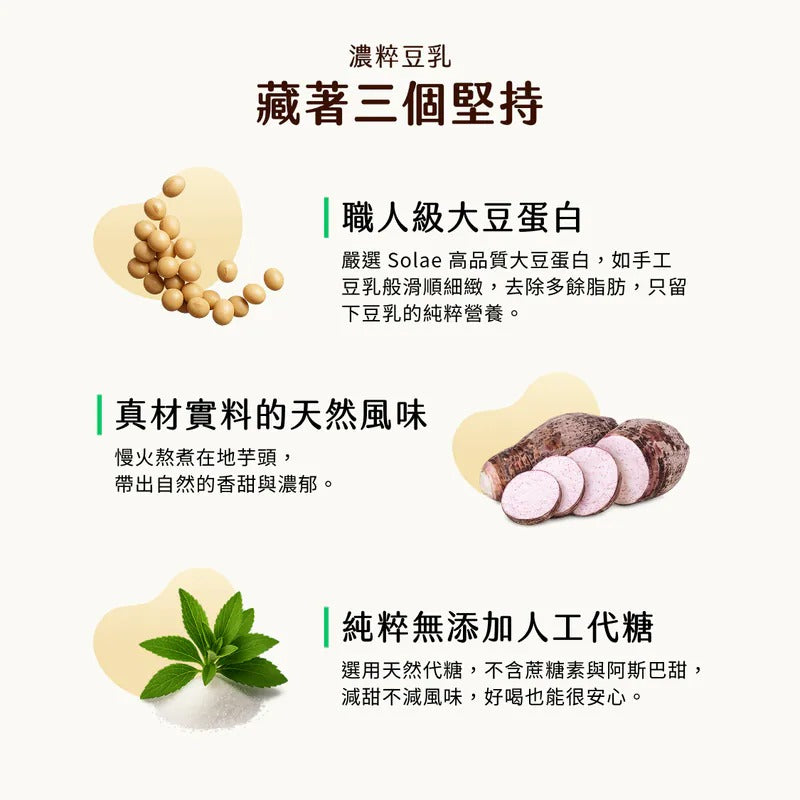 Spark Protein 濃粹豆乳蛋白飲 - 慢煮濃芋（三分甜）Plantiigood Soy Protein Isolate Taro