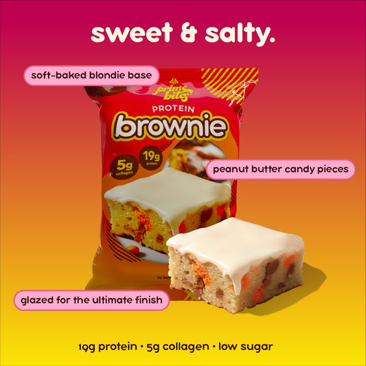 Prime Bites 高蛋白布朗尼- 花生醬糖果味/Protein Brownie Peanut Butter Candy Crunch 65g
