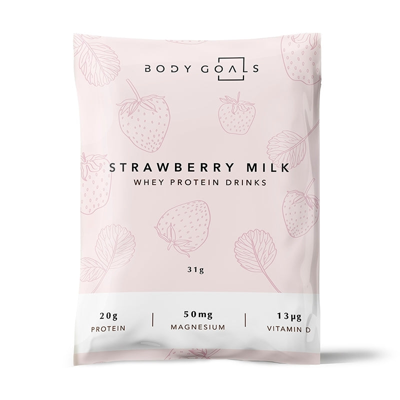 Body Goals 多效乳清蛋白飲 - 草莓牛奶