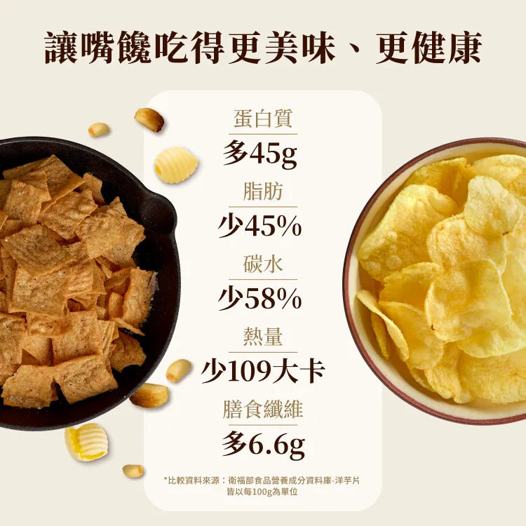 Spark Chips - 高纖蛋白脆片-焦香蒜奶 Protein Chips - Toasted Garlic Milk Flavor