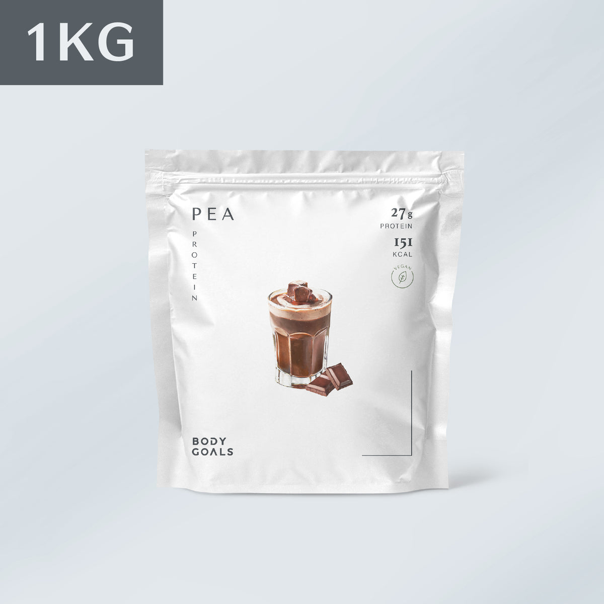 Body Goals 全素多效豌豆蛋白飲 PRO｜醇黑可可｜1KG 產品主圖