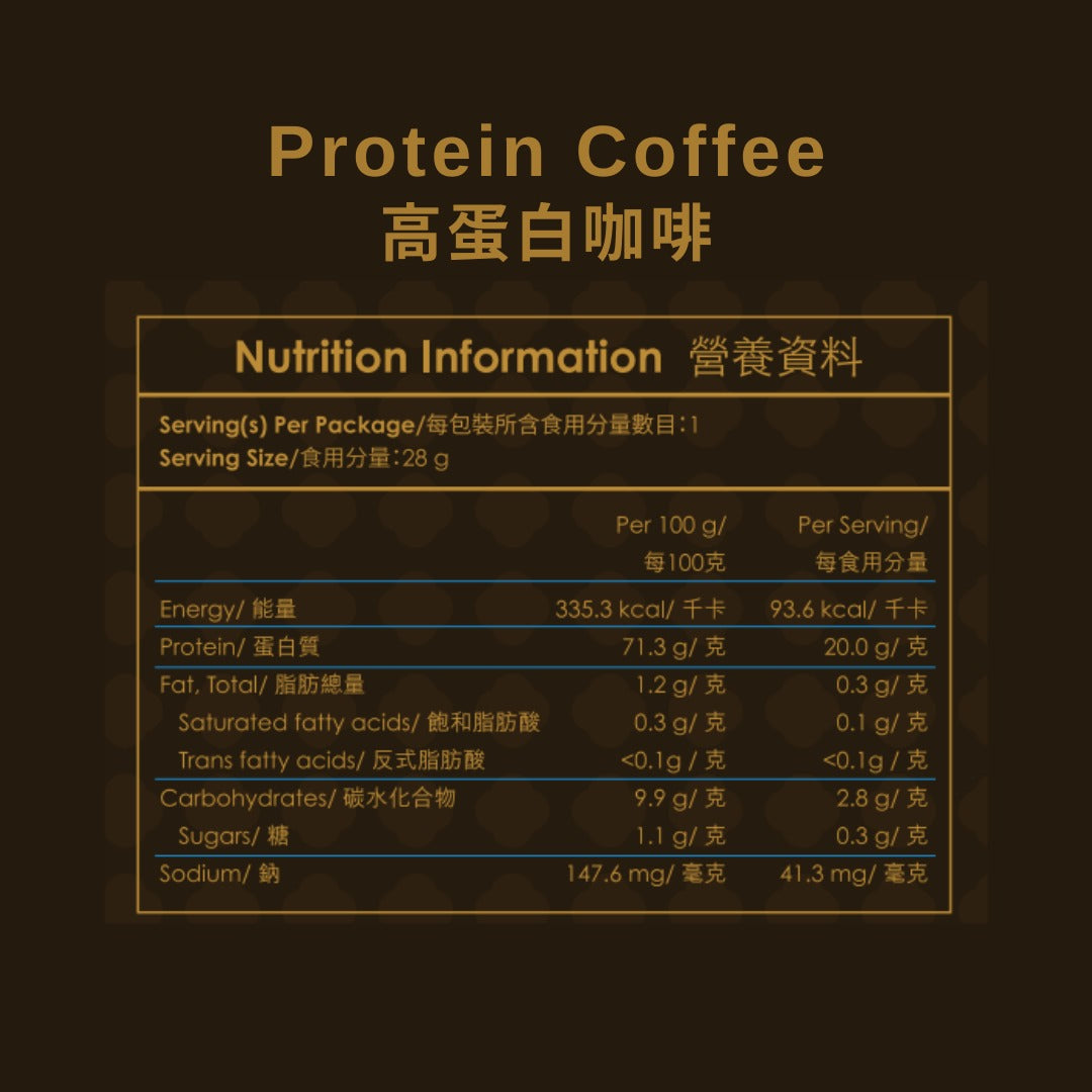 3721 -Protein Coffee 分離乳清蛋白咖啡 28g