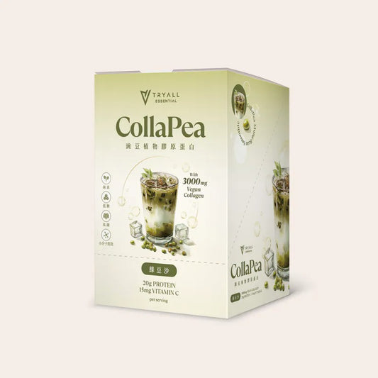 Tryall | 豌豆植物膠原蛋白(7入/盒)-綠豆沙  CollaPea- Mung Bean (30g) (7 packs/box)